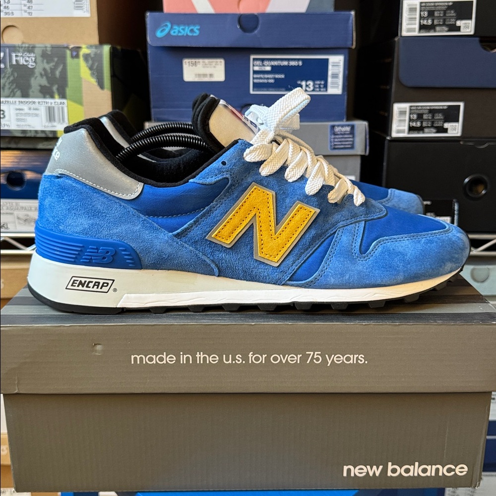 New Balance Made In USA 1300 “Blue Atomic Yellow” Men’s Size 12